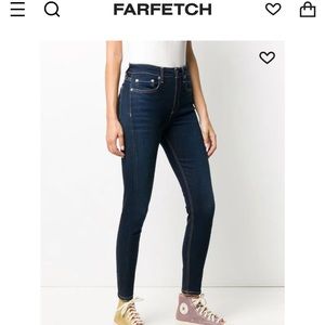 rag and bone high rise skinny